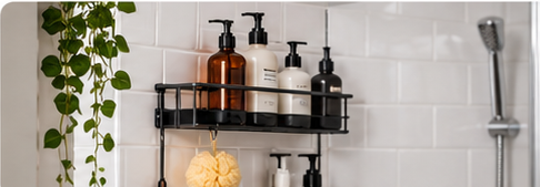 No-Drill Shower Caddy Buying Guide: Tile, Glass and Rental Fit Checks