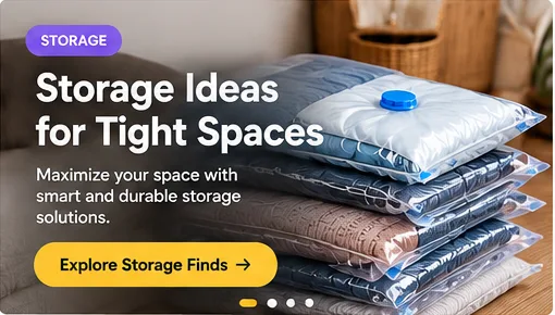 5 Amazon-Verified Storage Finds for Small Homes